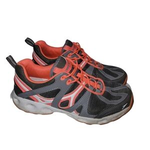 Speedo Hydro Comfort 4.0 Women's Grey And Orange Water Sport Sneakers 8